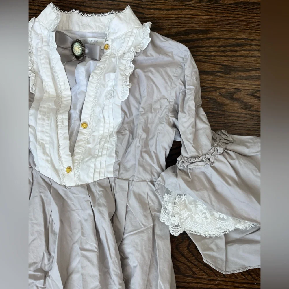 victorian lolita vintage style dress - Picture 3 of 9